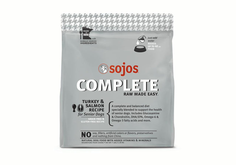 Sojos Complete Turkey & Salmon Recipe Senior