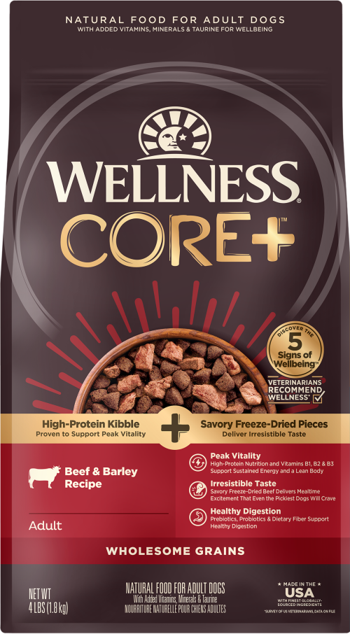 Wellness Core+ Beef Wholesome Grains